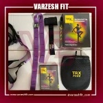 بند ورزشی تی آر ایکس trx مدل بنفش مشکی